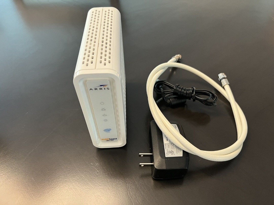ARRIS Surfboard SB6190 Docsis 3.0 Cable Modem - White