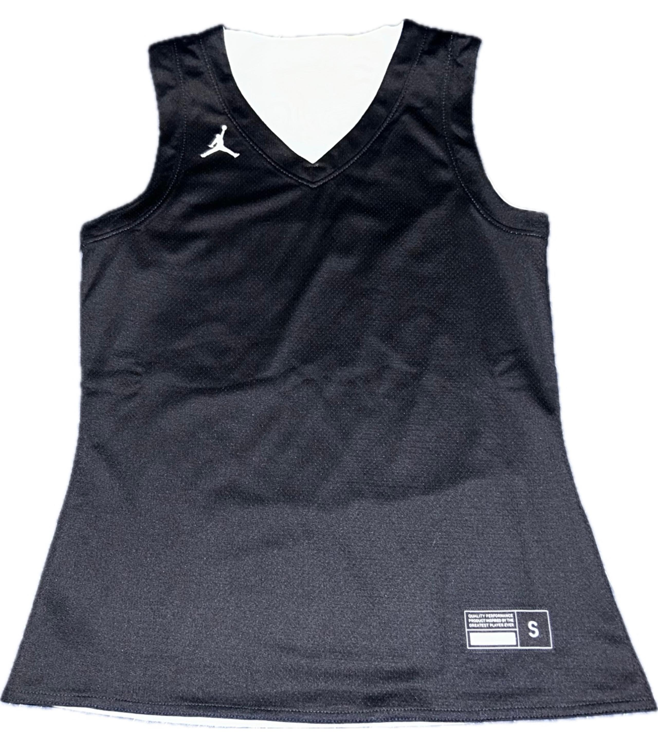 Jordan Reversible Jersey Tank Top Shirt Women’s Small Black White AT0536-106 New