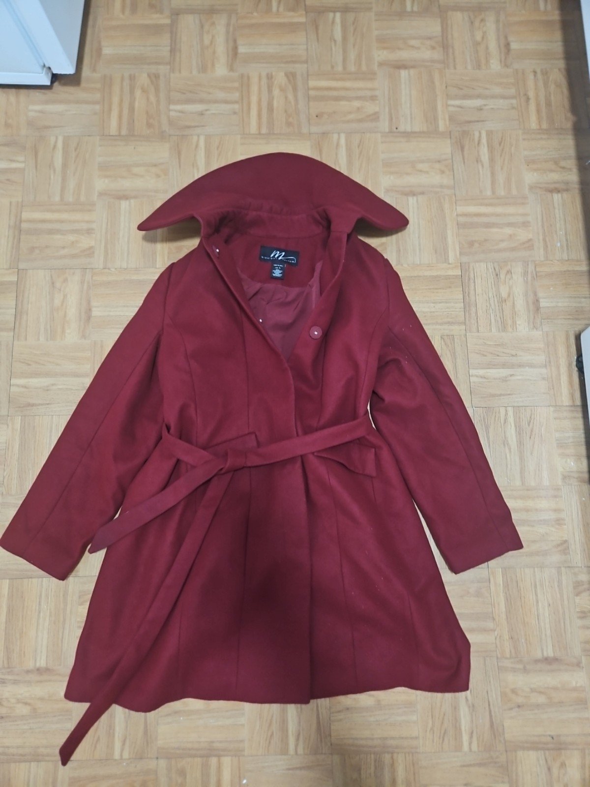 Midnight Velvet Jacket/trench Coat. Size L
