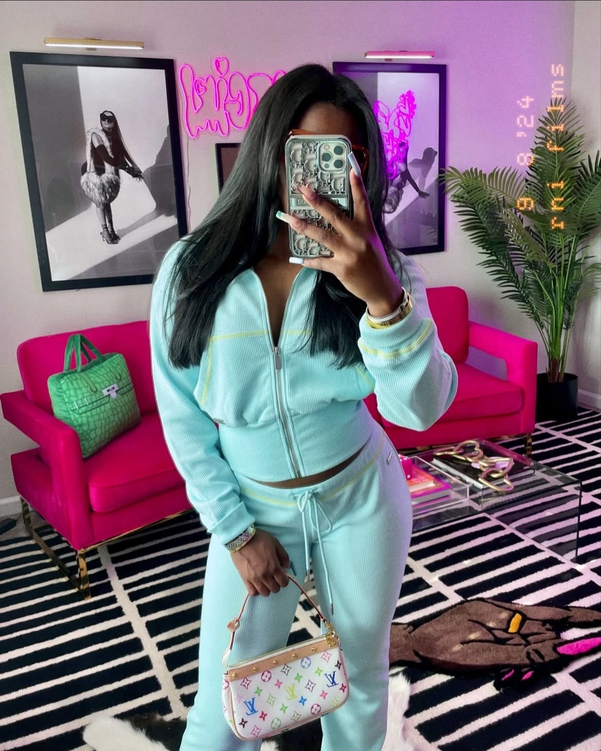 Knitted fitted set