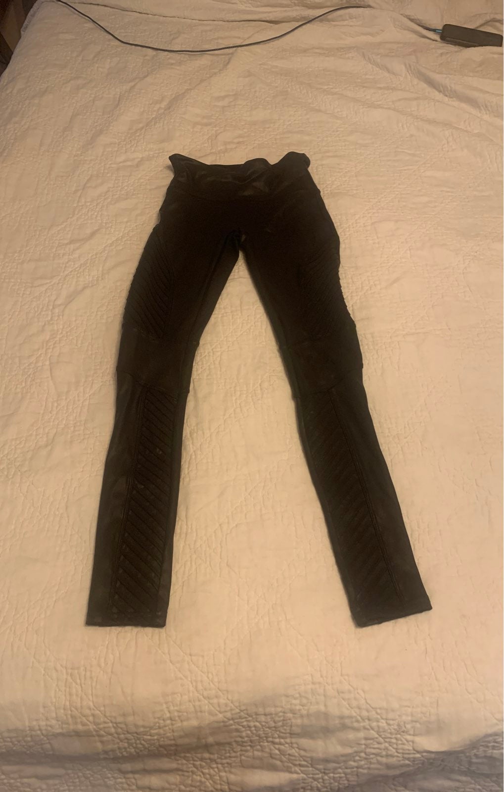 BRAND NEW SPANX Faux Leather Moto Leggin