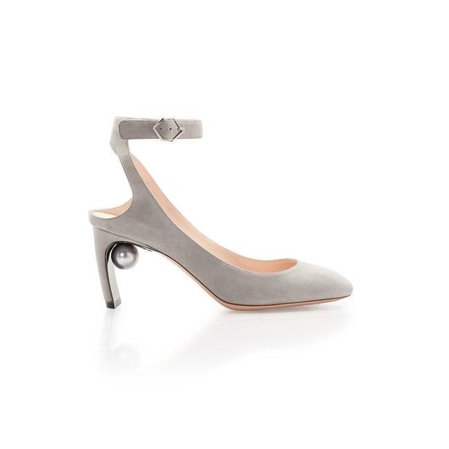 Summer Sales Special Nicholas Kirkwood Grey Suede Pump 40.5 New in Box