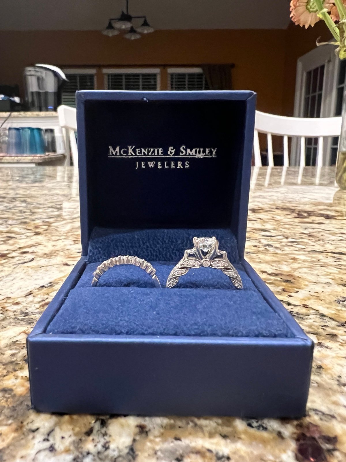 White Gold Wedding Set for a Princess!