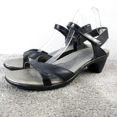 Naot Sandals Womens Size 42 EU Shoes Black Leather Slingback Heels 11 US