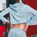 NEW! JUICY COUTURE Velour OG Bling Tracksuit Set Pastel Turquoise Size M