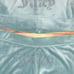 NEW! JUICY COUTURE Velour OG Bling Tracksuit Set Pastel Turquoise Size M