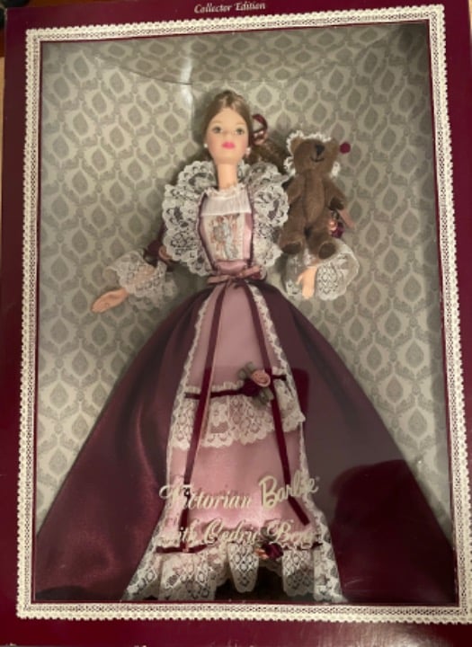 2000 Victorian Barbie with Cedric Bear Limited Edition