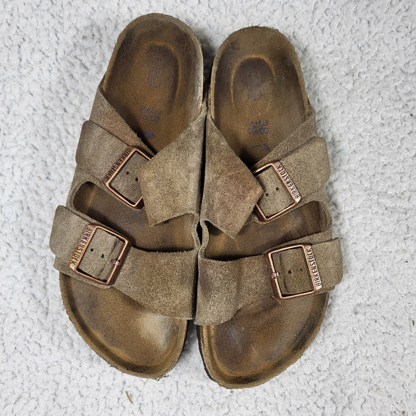 Birkenstock Arizona soft footbed Nubuck Taupe size EU 38 US 7-7.5