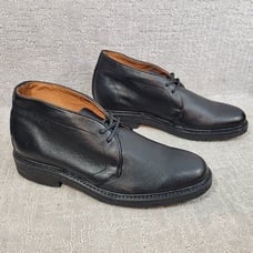 Frye Mens Size 10 D Black Lace Up Ankle Country Chukka Boots