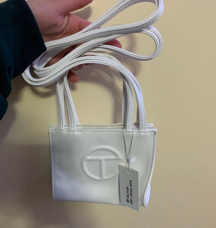 Telfar White Purse
