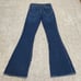 Abercrombie & Fitch the vintage flare high rise jeans 0/25R dark wash retro