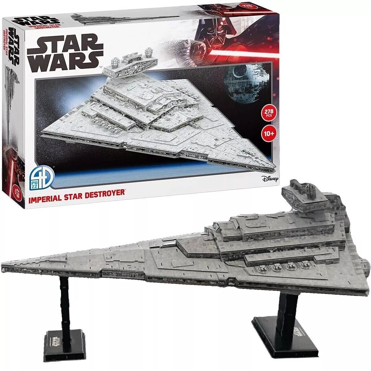 Star Wars Imperial Star Destroyer 3D Model Puzzle Kit 278 Pcs 4D Cityscape