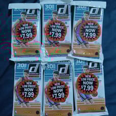 6x Unopened Panini Mega Packs of '22 & '23 Don Russ Basketball Cards