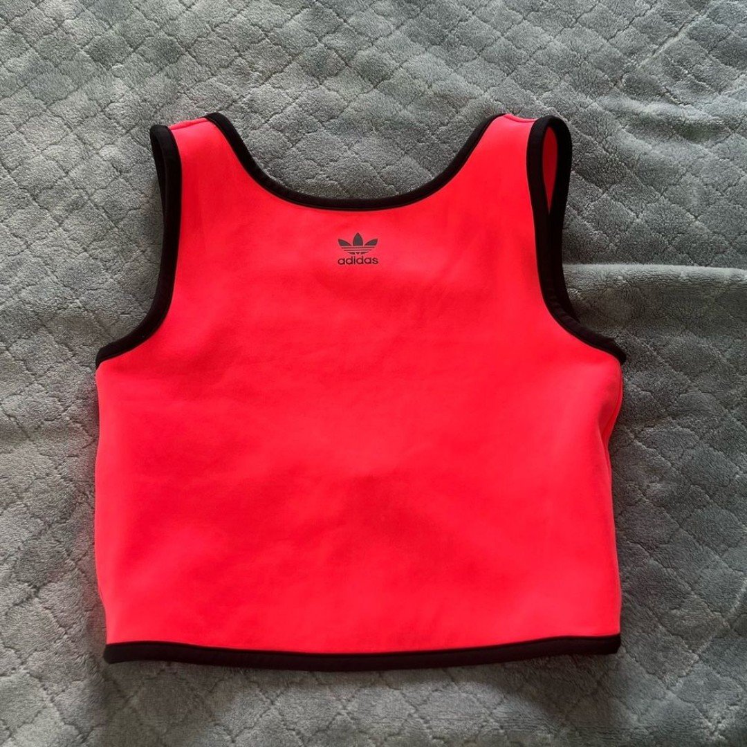 Adidas Neon Orange Sports Tank S