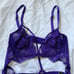 victorias secret purple lace teddy bodysuit