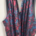 NEW Anne Klein Floral Twist Neck Keyhole Sleeveless Floral Midi Dress Size 16