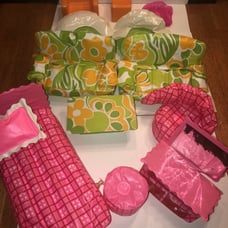 Vintage Barbie furniture accessories