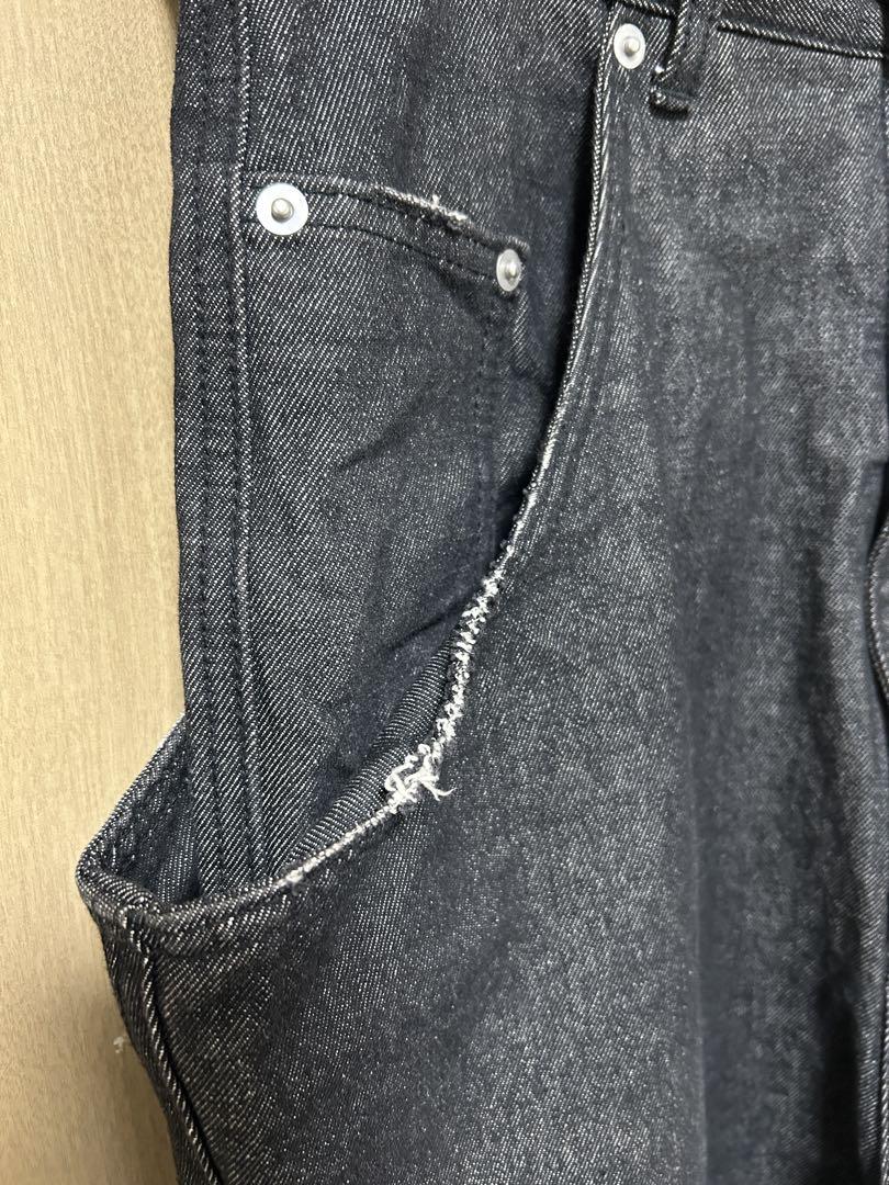 AMERI HIGH WAIST SUSPENDER PANTS グレー