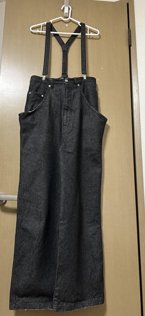 AMERI HIGH WAIST WIDE SUSPENDERS PANTS