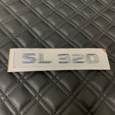 SL320 Chrome Fits Mercedes Rear Trunk Emblems Logo Badge Letters Numbers Word