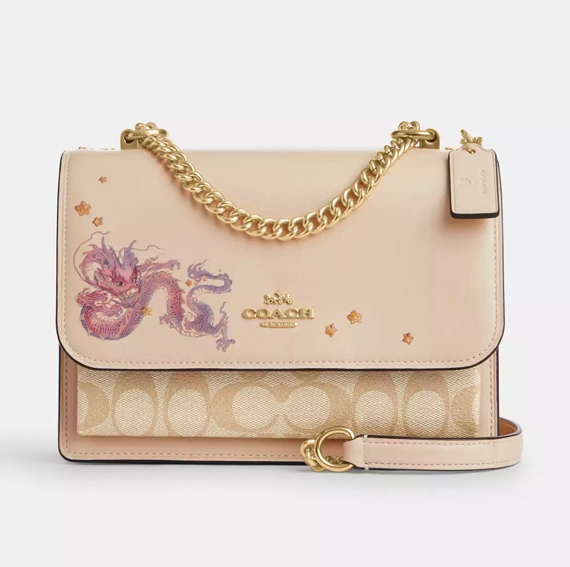 Coach X Lunar New Year Dragon Klare Crossbody Signature Shoulder Bag Purse NWT