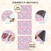School Locker Magnetic Wallpaper - Pack of 12 Sheets - (Flowers vg07)