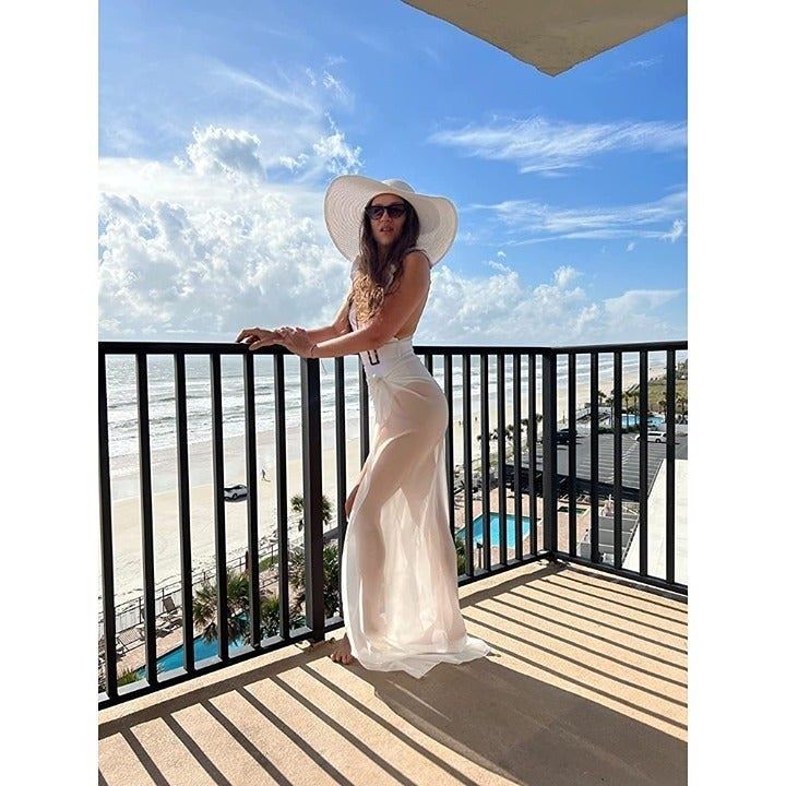 chiffon beach wrap skirt