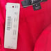 J. Crew Red Lace Pencil Skirt Lined Scallop Hem Knee Length Size 4 NWT
