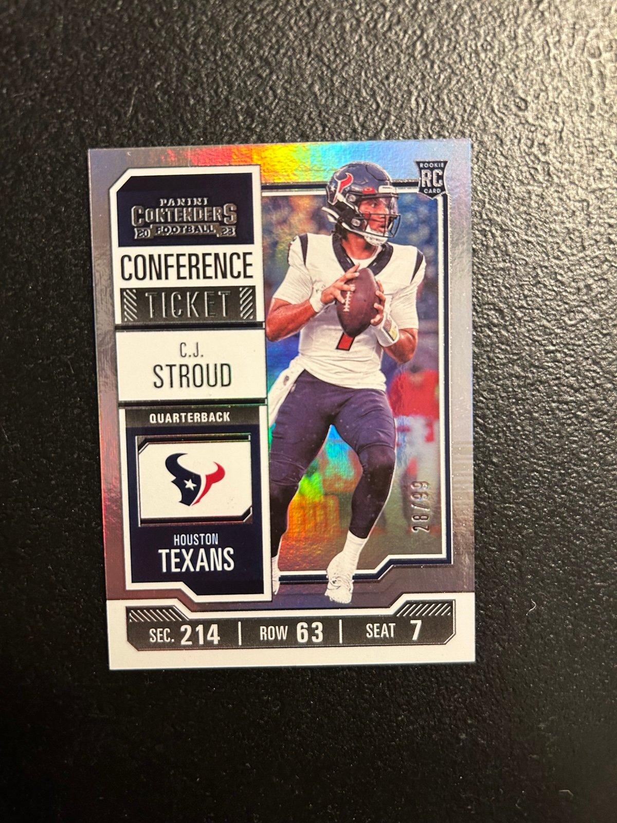 2023 Panini Contenders Optic - Conference Ticket C.J. Stroud #40 (RC) /99