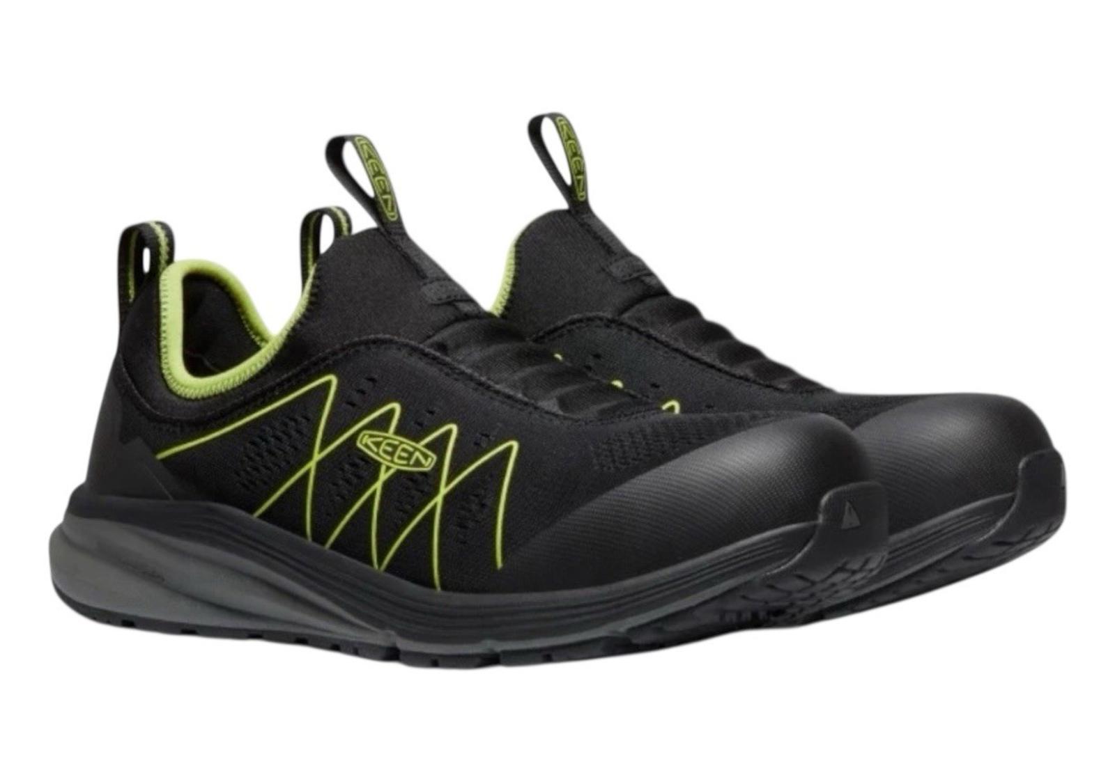 KEEN Utility Vista Energy Shoes Sneakers Mens 10.5 D Black Carbon Fiber Toe Work