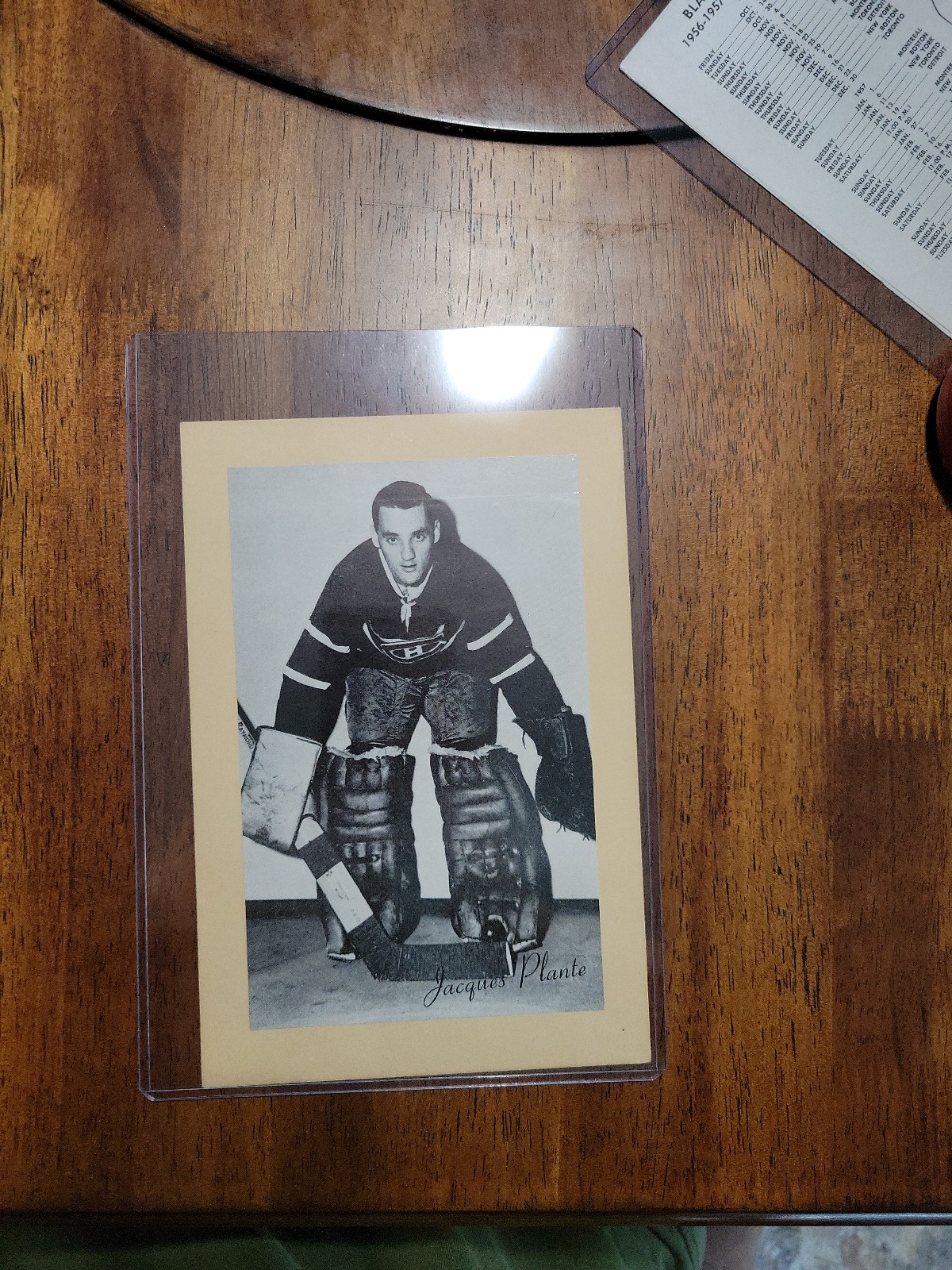 1945-1964 Jacques Plante Hockey Photo