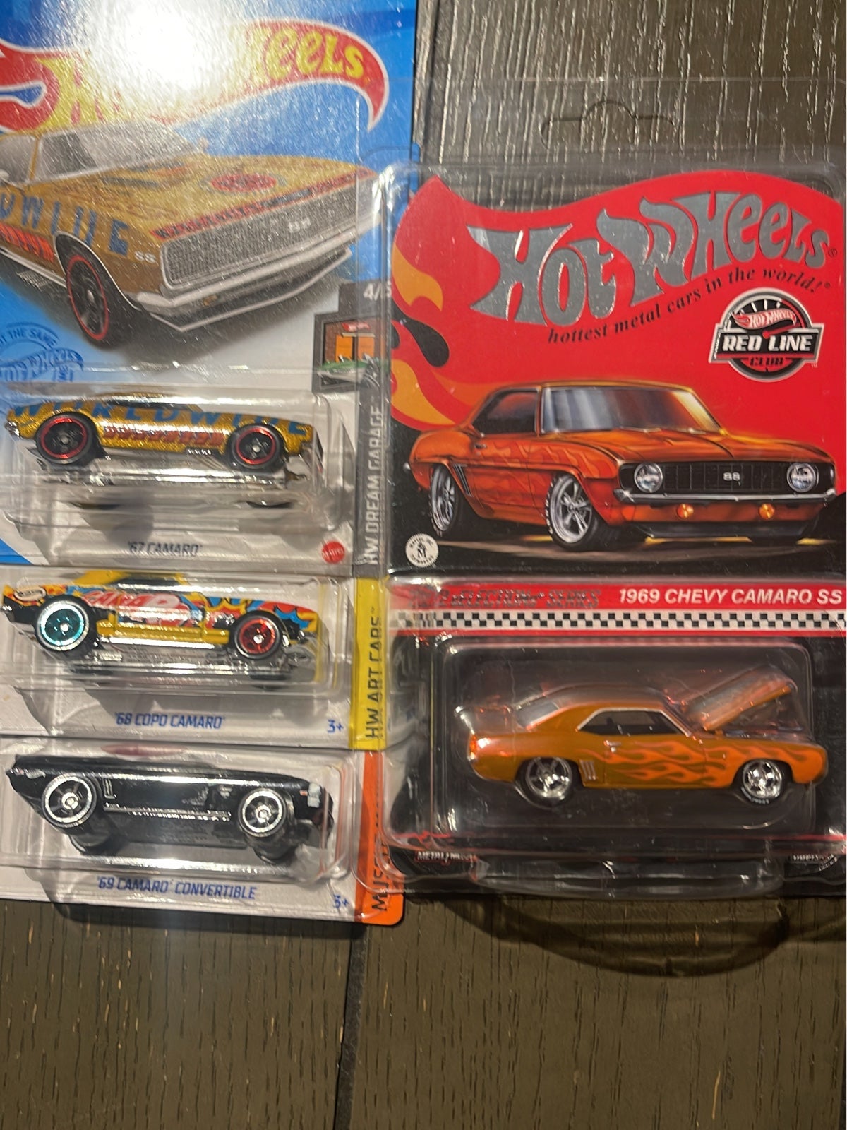 Hot Wheels camaros