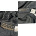 VINTAGE CHARLES KLINE Women's Black 100% Genuine Leather Trench Coat Size Medium