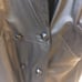 VINTAGE CHARLES KLINE Women's Black 100% Genuine Leather Trench Coat Size Medium