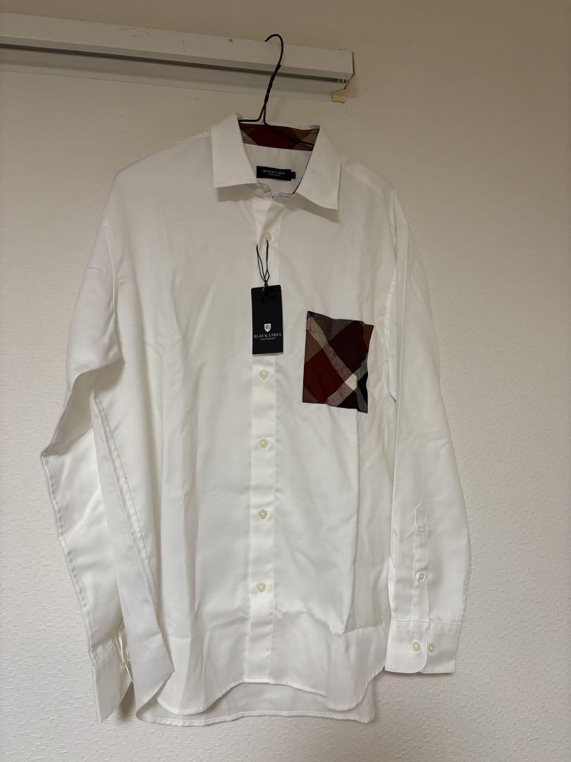 Black Label Crestbridge Long Sleeve Shirt White, New with Tags.