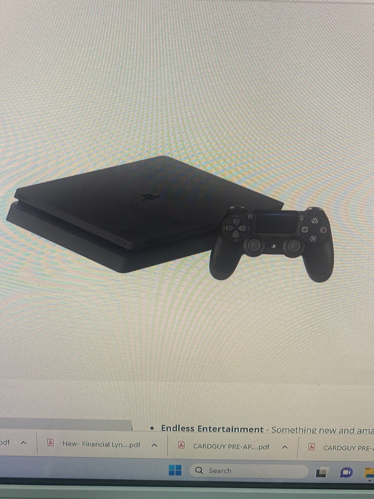 play station 4 + controller