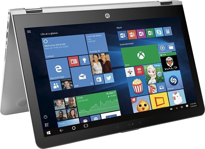 HP Envy X360 TOUCH Laptop, 15.6 (12GB RAM, 1TB HDD) Core i5, Win 10 M6-AQ103DX