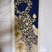 Vintage Crewel Embroidery-Needlepoint Snow Leopard