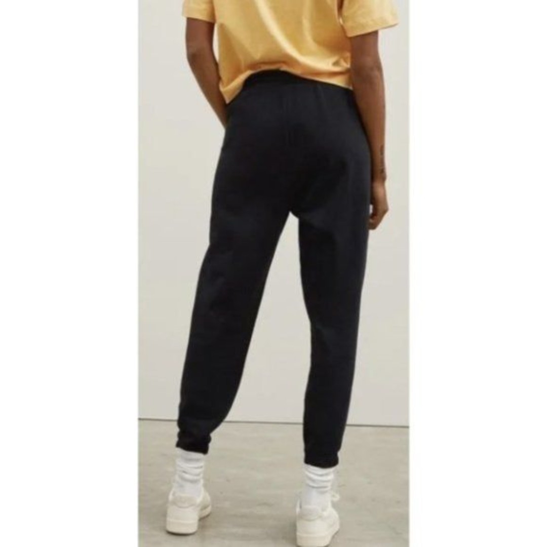 Everlane The Track Black Organic Cotton Jogger S