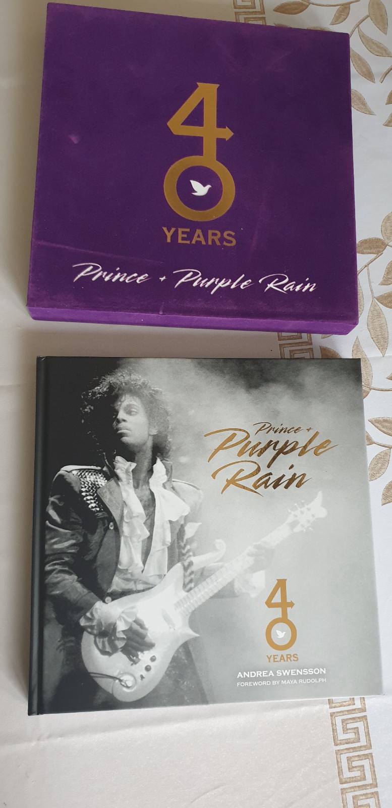 Prince and Purple Rain: 40 Years Book by Andrea Swensson Hardcover 176 Pages