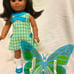 MULTI GLITTER American Girl doll holder