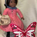 MULTI GLITTER American Girl doll holder