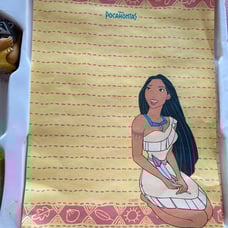 Like new 90s Pocahontas stationary set, complete, vintage 90s kid 90s Walt Disne