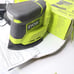 ryobi 18v one plus corner cat sander whit battery and charger