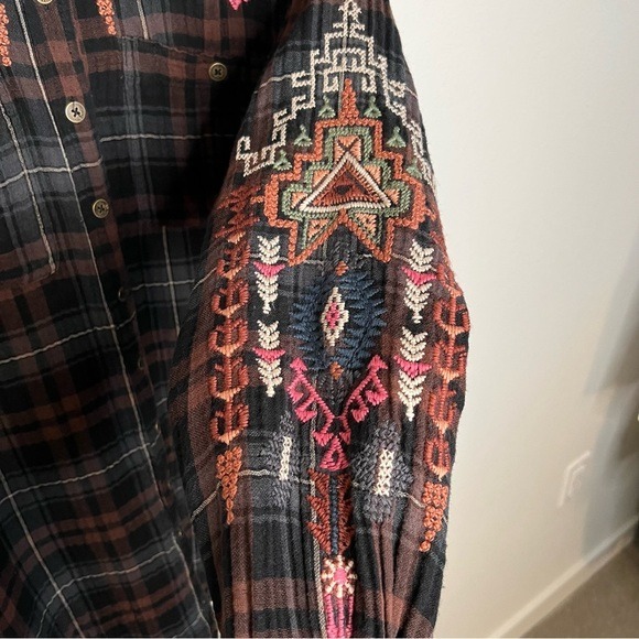 Johnny Was Yadani Travel Shirt Tunic size extra hotsell large