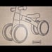 Kid's SEREED Baby Balance Bike for 12-24 Month Old. 4 Wheel. Green