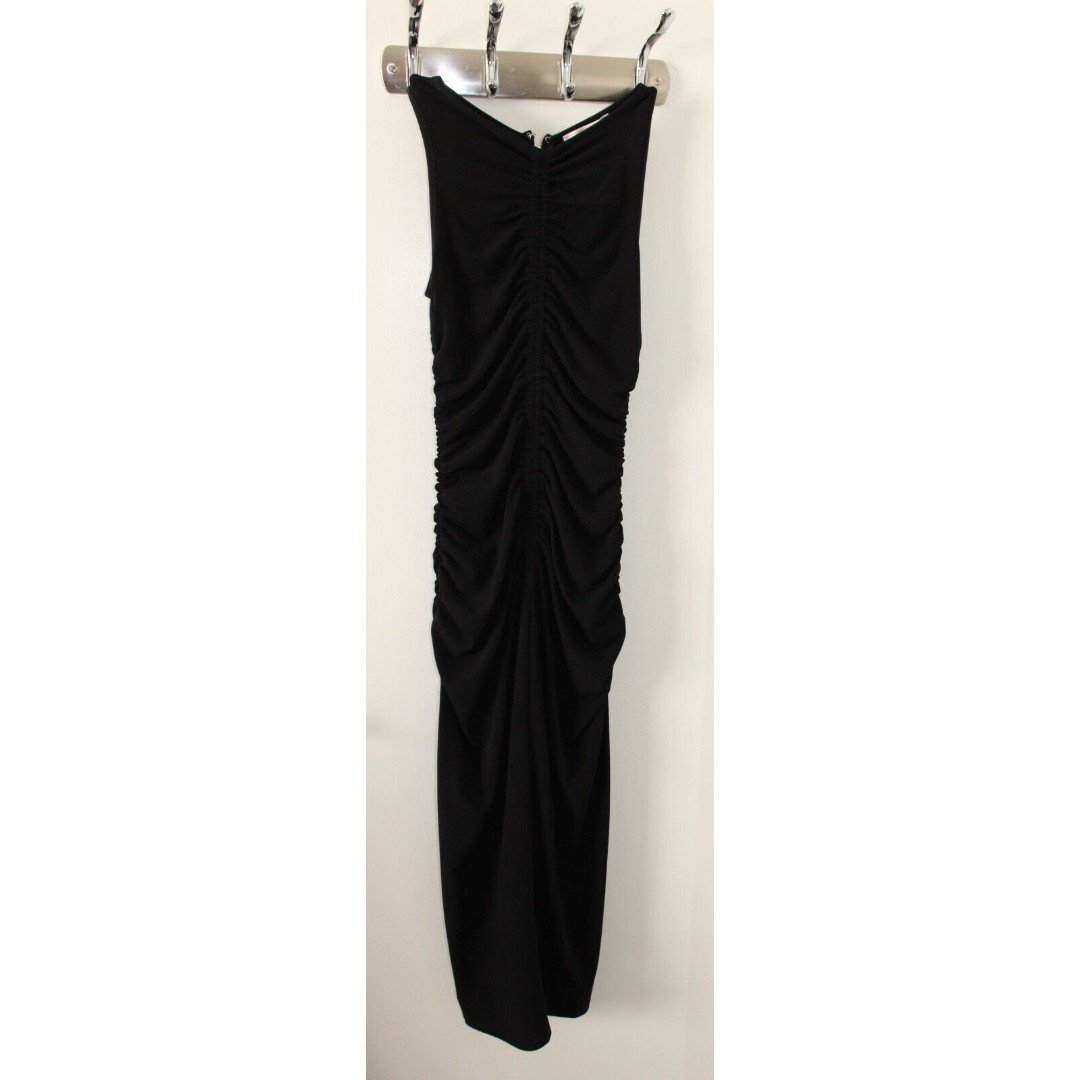 NWT Michael Kors black slip dress size L MS381LR03G
