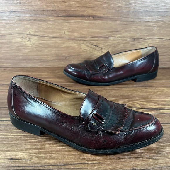 BALLY Glasgow Leather Tassel Slip-On Loafers Men’s Size 10 Shoes