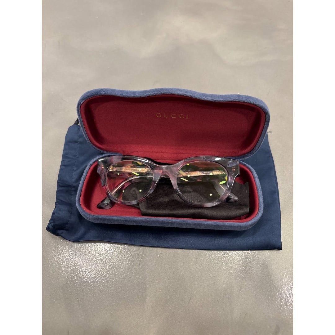 Gucci Glasses, Purple, One Size, Used - Good
