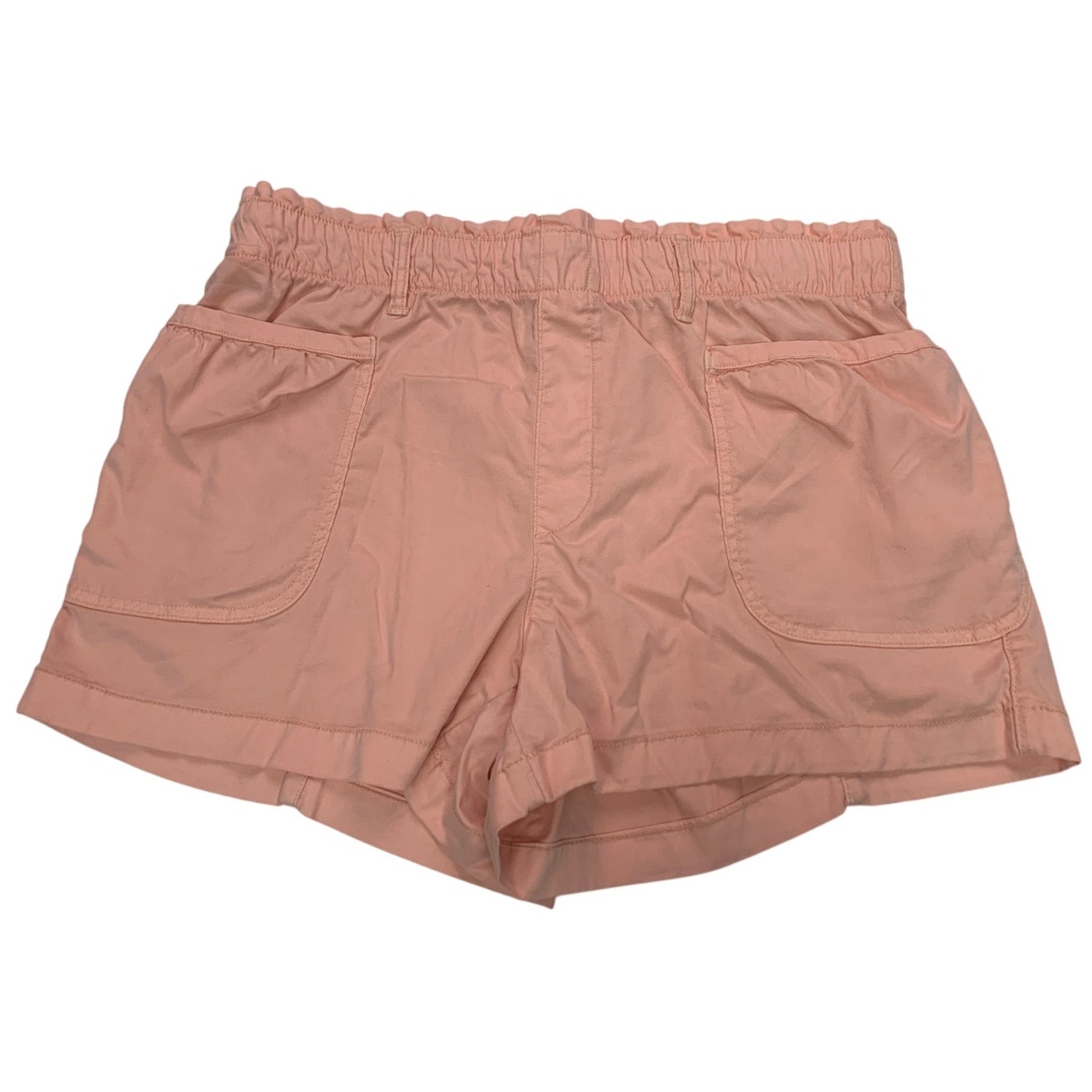 New American Eagle Womens XL Peach Elastic Waist Shorts w Front Pockets